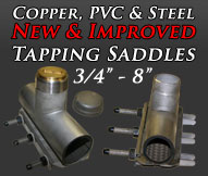 Copper PVC Steel Tapping Saddles